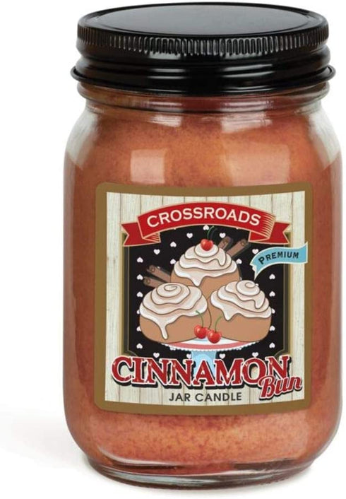 Crossroads Cinnamon Bun Jar Candle