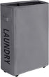 ZERO JET LAG 45L Slim Laundry Hamper on Wheels Rolling Thin Laundry Basket Clothes Basket Tall Dirty Clothes Bin Storage Basket Organizer Sorter Bedroom Bathroom 15—8—22 in (22 Inches,Grey)