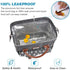 Lekesky Lunch Bag for Women Insulated Lunch Box Leakproof Lunchbox for Adult Work, Grey