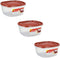 Rubbermaid - 7776 Easy-Find Lid Food Storage Container, 4-Cups Pk of 3