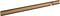Corksidol Bulletin Bar Strip, Cork Board, 15" x 1", Classroom, Office, Cubicle, Aluminum Frame (Black)