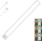 LED Motion Sensor Light Indoor: Rechargeable 140 LED Dimmable Closet Lights Wireless Stick on Under Cabinet Lighting with 3 Color Option | Battery Operated Night Lights for Bedroom Stairs Wardrobe