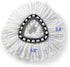 6 Pack Spin Mop Replacement Heads Microfiber Mop Refills - Easy Cleaning Mop Head Replacement