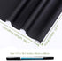 VELIMAX Static Cling Total Blackout Window Film Privacy Room Darkening Window Tint Black Window Cover 100% Light Blocking No Glue (17.7 x 78.7 inches)