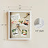 White Shadow Box Display Case - 11x14 Deep Wood & Glass Shadowbox Picture Frame with Linen Board - Wall-Hanging & Free-Standing - 3D Showcase Keepsake Art Graduation Baby Wedding Military Sport Flag