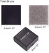 BENECREAT 24PCS Black Gemstone Display Box Jewelry Box Container with Clear Top Lids 1.57 x 0.6 Inch for Gems, Coins, Jewelry Gift Packing