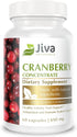 Cranberry Pills for Women 650 mg - High Potency Cranberry Supplement Extract made from Cranberry Powder - Made in USA - Cranberry Capsules for Urinary Tract Health - Jiva Botanicals