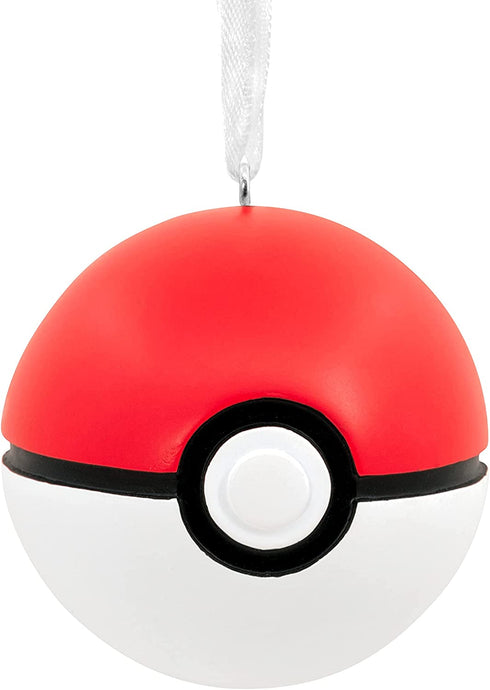 Hallmark Pok©mon Pok© Ball Christmas Ornament, Multicolor (0002HCM9491)