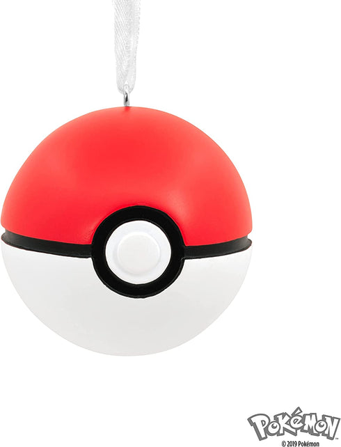 Hallmark Pok©mon Pok© Ball Christmas Ornament, Multicolor (0002HCM9491)
