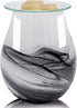 Leyoue Electric Wax Warmer Art Glass Scented Oil Warmer Tart Burner for Wax Melts Fragrance Candle Night Light Aroma Decorative Lamp for Gifts & Decor, Home, Office, Bedroom, Living Room
