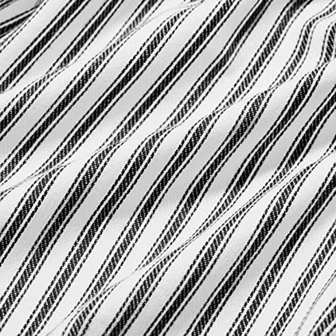 Cackleberry Home Black and White Ticking Stripe Kitchen Towels 18 x 28 Inches 100% Cotton Woven, Set of 3