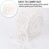Cabilock Cotton Meat Poultry Ham Netting Roll Spiced Pork Shoulder Net Bag for Meat Cooking (5m, White)