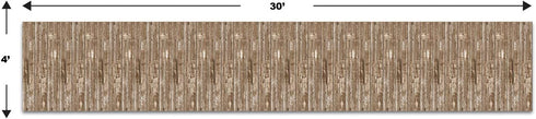 Beistle Western Barn Siding Backdrop for Farm Theme Birthday Party Supplies Wedding Photo Booth Props Barnyard Baby Shower Photography Background, Multicoloured