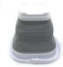 SAMMART 2.6L (0.68 Gallon) Super Mini Sqare Collapsible Plastic Bucket - Foldable Square Tub - Portable Fishing Water Pail - Space Saving Outdoor Waterpot (1, Grey)