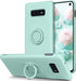 BENTOBEN Samsung Galaxy S10e Case, Slim Silicone Soft Rubber with 360° Ring Holder Kickstand Car Mount Supported Shockproof Bumper Protective Case Cover for Samsung Galaxy S10e 5.8" (2019), Mint Green