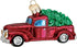 Old World Christmas Ornaments: Old Truck with Tree Glass Blown Ornaments for Christmas Tree (46029)