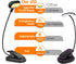 Reading Light, Book Light, Briignite Reading Light for Bed, Reading Lamp with 4 Brightness 5 Color Temperature, USB Reading Light Book Light Rechargeable, Book Light Clip, Bed Reading Light, Eye Care