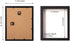 Muzilife 8x10 Shadow Box Picture Frame with Linen Board - Deep Wood & Glass Display Case Ready to Hang Memory Box Baby Sports Memorabilia, Pins, Awards, Medals, Wedding, Tickets and Photos (Black)