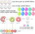 CNsoyee Donut Grow Up Party Decoration Kit, Donut Party Supply with Tattoo Sticker Banner Latex Foil Confetti Balloon Swirl Cake Topper Happy Birthday Garland