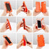 Case for iPhone SE Orange 2020,Protective Phone Case Heavy Duty 3 in 1 Full Body Defender Cover Durable Shockproof Rubber Shell for iPhone 6 6s 7 8