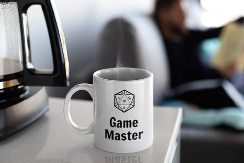 Game Master Mug Literally God D20 Coffee Cup 11oz 15oz Dungeon Master Pathfinder D&D Dungeons and Dragons Novelty