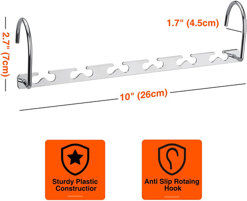 Ulimart Space Saving Hangers 12 Pack Closet Organizers and Storage Ugraded Space Saver Hangers Closet Organization Hangers Space Saving Hangers for Closet Wardrobe Dorms Hanger Organizer