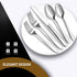 Silverware Set,Bonasen 20-Piece Silverware,Flatware Serving Set,Stainless Steel Silverware Set, Flatware Cutlery Set,Include Knife/Fork/Spoon, Mirror Polished
