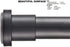 BRIOFOX Tension Curtain Rod 27-43 Inches, Rust-Resistance Shower Curtain Rod for Windows or Doorways, Matte Black