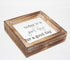 MACVAD Today is A Good Day for A Good Day Inspirational Wood Box Sign for Home Decor,Freestanding Mini Wood Block Sign for Desk,Shelf or Wall Display 6" x 6" x 1.57"