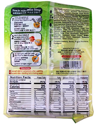 Hikari Miso Miso Awase Instant Soup, Low Sodium, 7 Ounce