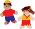 Hygloss Products Kid Shape Cuts Outs Assorted Multi-Cultural Paper - 16", 25 Pack (68253)