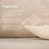 Throw Pillow Covers 18x18 inch Set of 2 by LEISIME,Soft Plush Velvet Pillow Cover Luxury Style,Decorative Boho Cushion Cover for Sofa,Bedroom Outdoor Couch (Cream Beige)