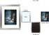 Golden State Art, 11x14 Aluminum Frame with Ivory Mat for 8x10 Photo - Wide Molding- Swivel Tabs, Sawtooth Hangers - Wall Display (Silver, 1-Pack)