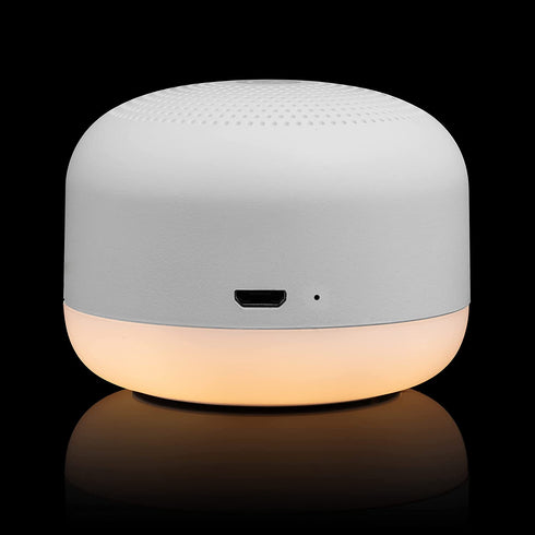 Yogasleep Travel Mini Portable White Noise Sound Machine | 6 Soothing Sounds | Soft Dimable Night Light | Compact Sleep Therapy for Adults & Baby | USB Rechargeable | Lanyard for Easy Hanging