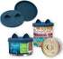 OHMO 2 Pack Cat Food Can Lids, Small Size (3 oz) Silicone Pet Food Can Lids Covers for 2.5 oz Cat Food Cans, Dark Blue