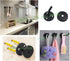 NELXULAS Classic Black Stainless Steel Heavy Duty Coat Hook, Durable Robe Hanger Wall Mount Hook, Perfect Touch Your Bathroom, Bedroom, Closets, Wardrobe, Kitchen (8", 4 PCS)