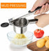 PARADIZM Potato Ricer Stainless Steel,Extra-Large top Stainless Steel Potato Rice,Rice milling Kitchen Tool with Long Non-Slip Handle, It can be use on Carrots,yams and All Sorts of Root Crops.