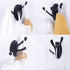 Towel Hook Matte Black 2 PCS, Angle Simple Metal Swivel Folding Robe Hook, Hand Towel Holder, Heavy Duty Clothes Hanger for Bathroom RV Wall Mount