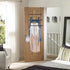 Auledio Adjustable Over The Door Triple Bathroom Towel Holder Rack with Hooks,Bronze