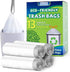 Trash Bags 13 Gallon Tall Kitchen Drawstring Garbage Bags, Biodegradable Clear Medium Strong Trash-Can-Liner for Home Bathroom Office (White, 100 Count)