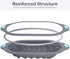 Silicone Bread Loaf Pan with Swirl Design, Chicrinum Food Grade Non-Stick Silicone Baking Mold for Homemade Bread, Cake, Metal Reinforced Frame Secure, BPA Free, Dishwasher Safe