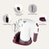 OCTAVO Hand Mixers Electric, Handheld Electric Mixer With Easy Eject Button, 2 Wired Beaters + 2 Dough Hooks And Storage base with Ultra Power 250W - 5 Speed - 120V (white)