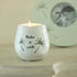 Pavilion Gift Company Plain Dandelion Make a Wish White Ceramic Soy Serenity Scented Candle