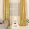 Trlyc Sequin Curtains Backdrops Glitter Gold Backdrop 2 Panels 2FTx8FT