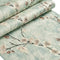 MULLSAN Vintage Rose Paper Peel and Stick Shelf Liner Drawer Locker Sticker Beige 20.8 Inch by 79Inch (Green)