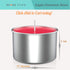 Lovley Lites Soy Tealight Candles Apple Cinnamon - Box Set of 36 Premium Tealight Candles Scented with Essential Oils + Tealight Candle Holder, 1 Inch Tall Long-Burning Soy Wax Tea Candles