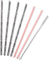 Swig Life Luxy Leopard + Blush Tall Straw Set & Cleaning Brush, Each Straw is 10.25 inch Long (Fits Swig Life 20oz Tumblers, 22oz Tumblers, and 32oz Tumblers)