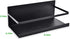 Kulmeo Magnetic Spice Rack Magnetic Shelf For Refrigerator Fridge Spice Rack Spice Shelf for Kitchen Black 2Pack