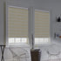 KCO Zebra Blinds for Windows, Dual Layer Roller Sheer Shades Blinds for Day and Night, Light Control Window Treatments Shades with Valance Cover, 40" W x 72" L, Striped Beige