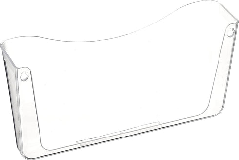 Rubbermaid 65986 Unbreakable Magnetic Wall File, Letter/A4 Size, Clear